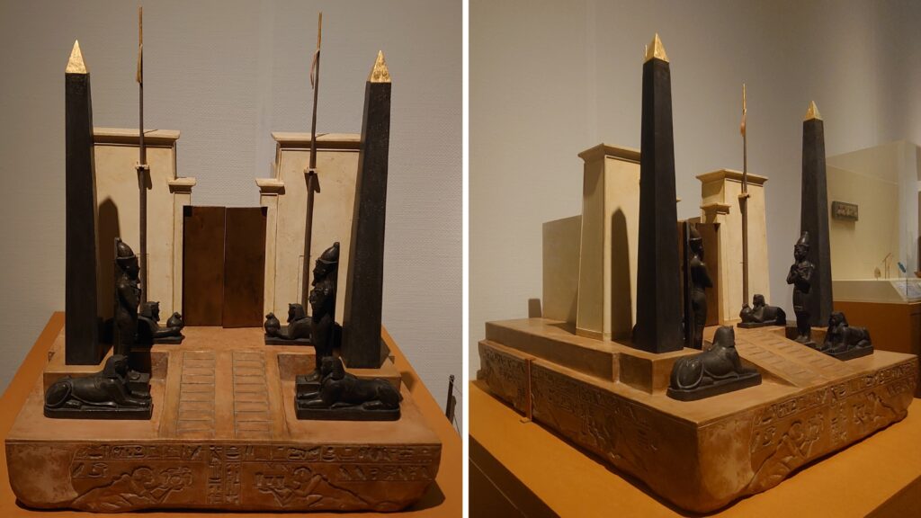 新王国時代の神殿の復元模型